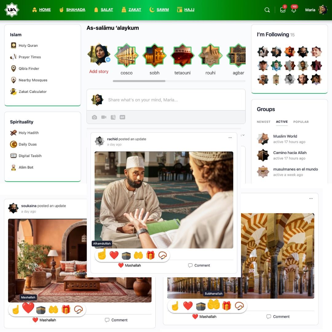 Ualida red social islámica que conecta con la Ummah mundial